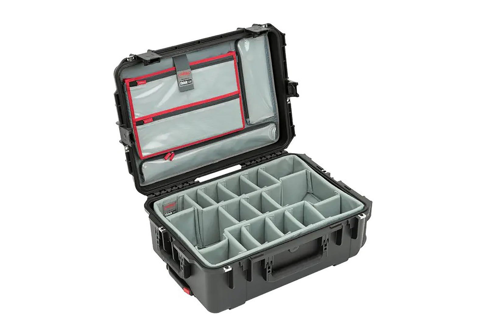 SKB Cases 3i-2215-8DL, iSeries Utility Case with Think Tank Photo Dividers and Lid Organizer - Black by SKB Cases