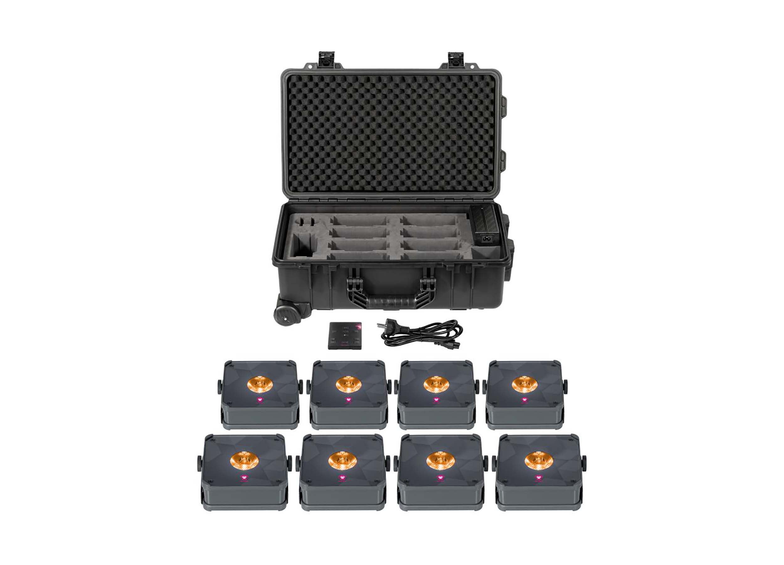 Ape Labs Mini 2.0 IP LED Par Light with Wireless Control and IP65 Rating by Ape Labs