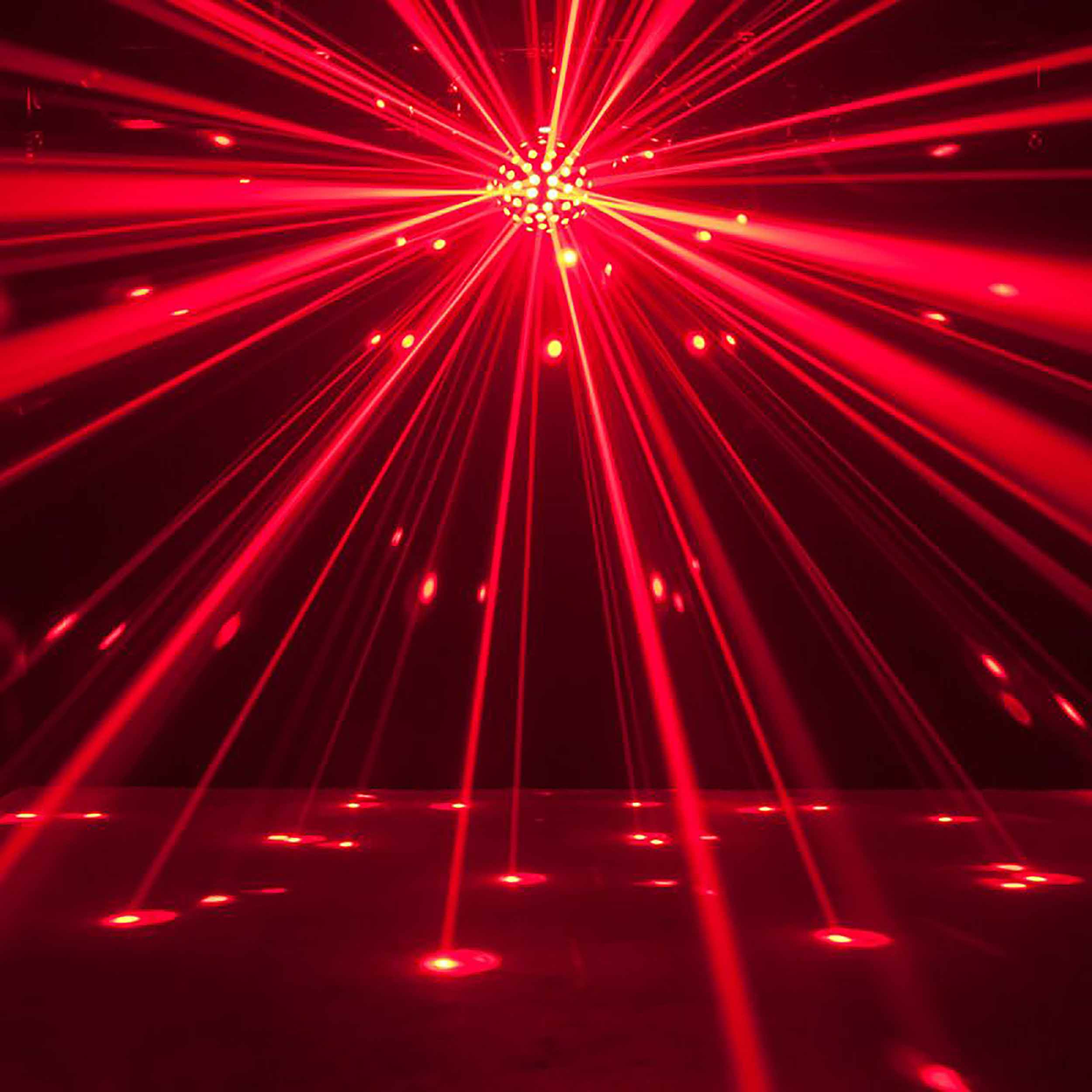 ADJ STARBURST, RGBWA+UV LED Mirror Ball Effect by ADJ