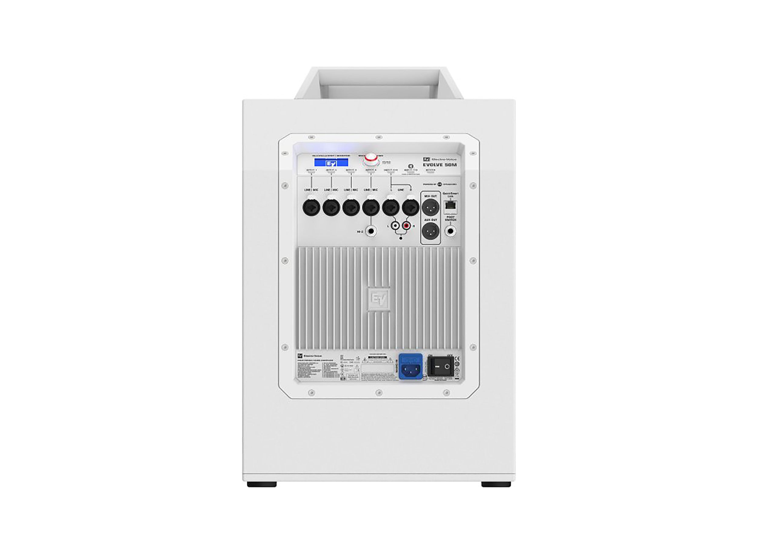 Electro-Voice EVOLVE50M-SW Subwoofer with Mixer In White (Subwoofer Only) by Electro-Voice