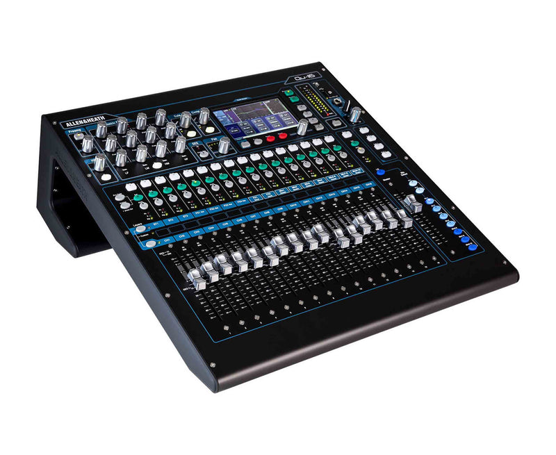 Allen & Heath Qu-16, 16-Channel Rackmountable Digital Mixer - Chrome Edition by ALLEN & HEATH