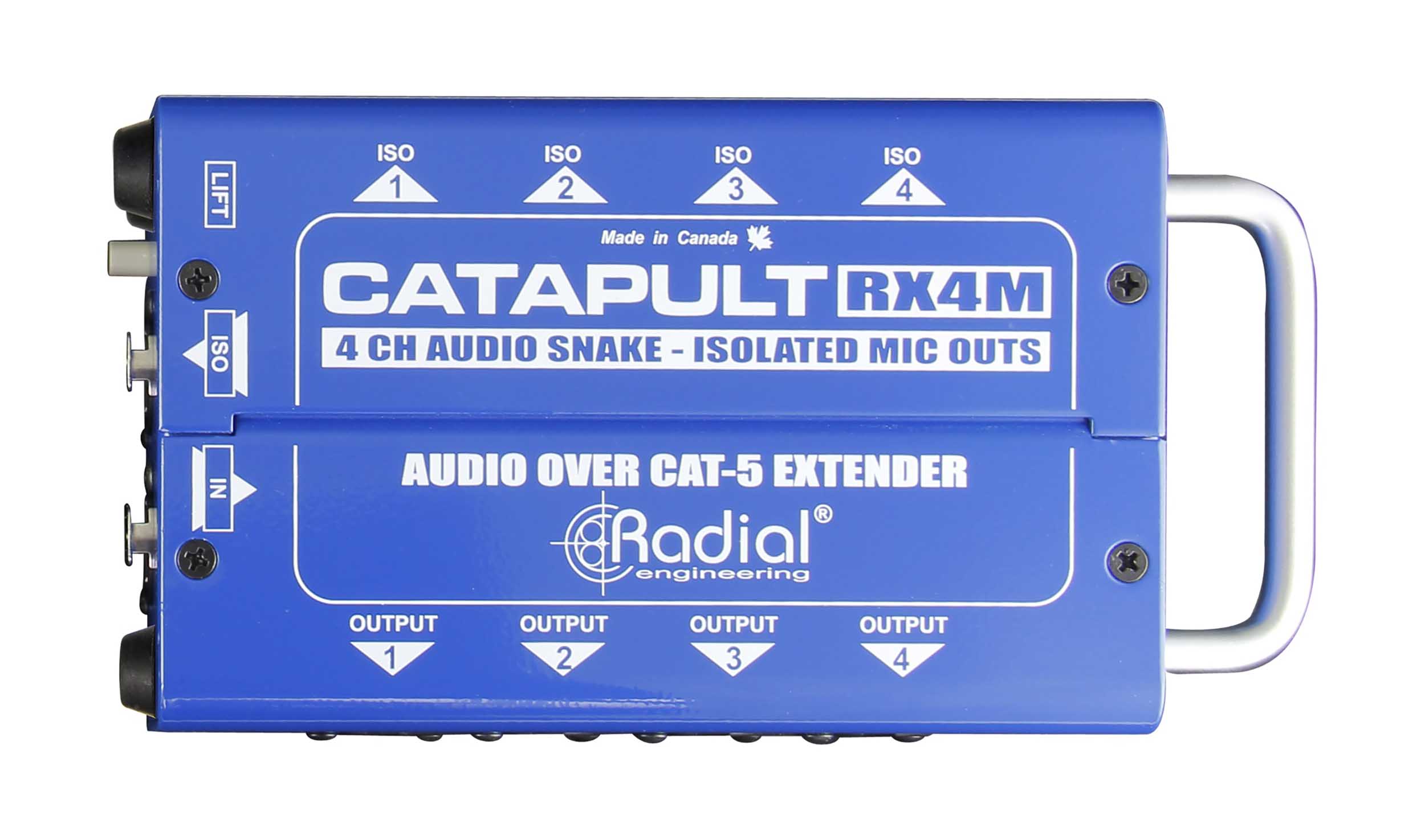 Radial Engineering Catapult 4-Channel Cat 5 Audio Snake - Receiver by Radial Engineering