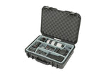 SKB Cases 3i-1813-5DT, iSeries Waterproof Case with Think Tank Photo Dividers and Lid Foam - Black by SKB Cases