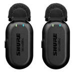 Shure MV-TWO-KIT-Z7, Two-Channel Wireless Lavalier Microphone System With Receiver by Shure