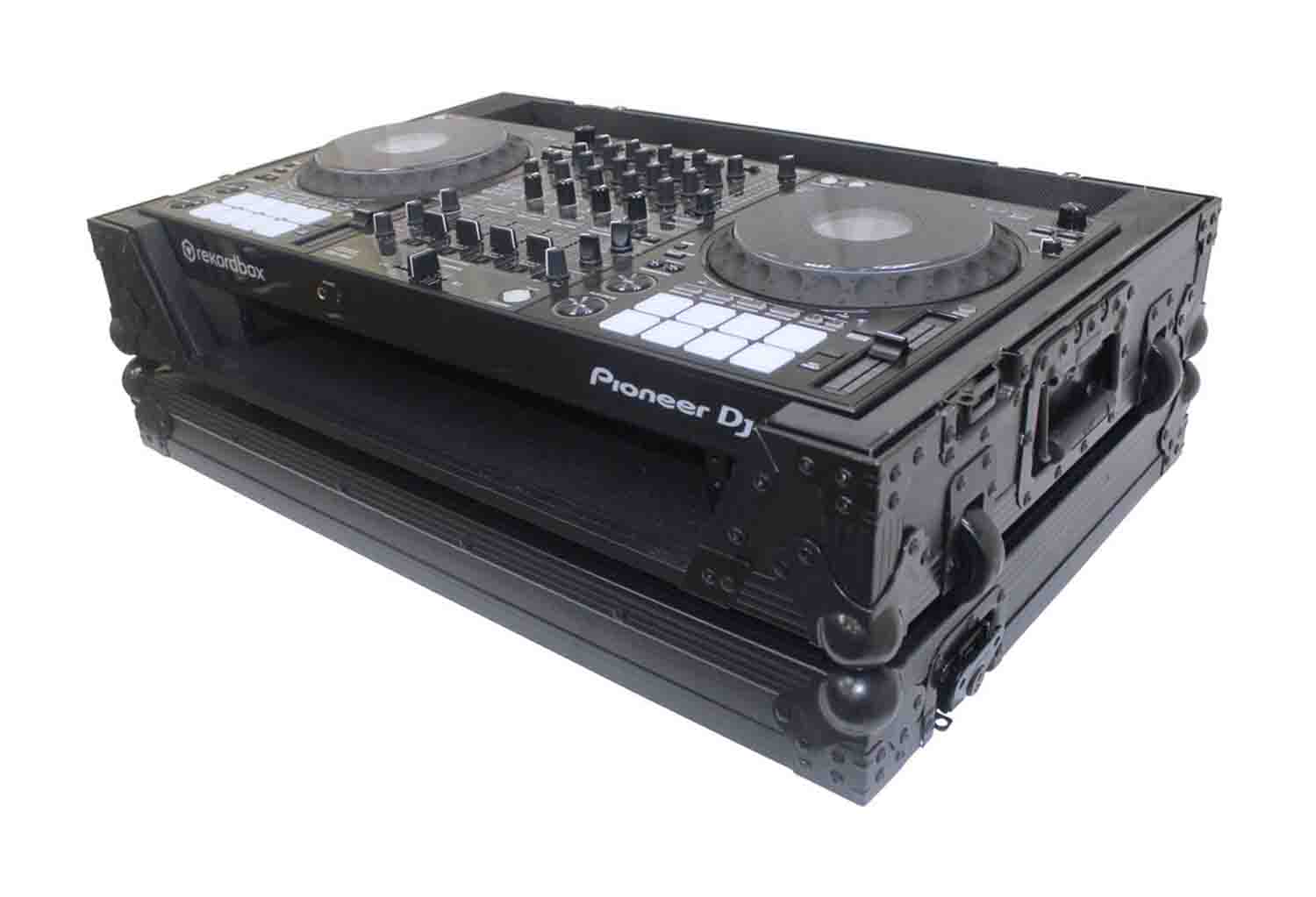 B-Stock: ProX XS-DDJ1000 WBL MK2 Flight Case for Pioneer DDJ-1000/SRT, DDJ-SX3, and DDJ-FLX-6 Controllers with Wheels (Black on Black)