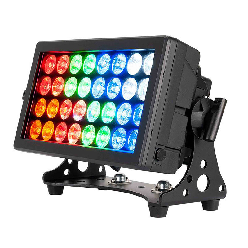 ADJ 32 Hex Panel IP, IP65 Rated Wash / Blinder / Color Strobe Fixture - Black by ADJ