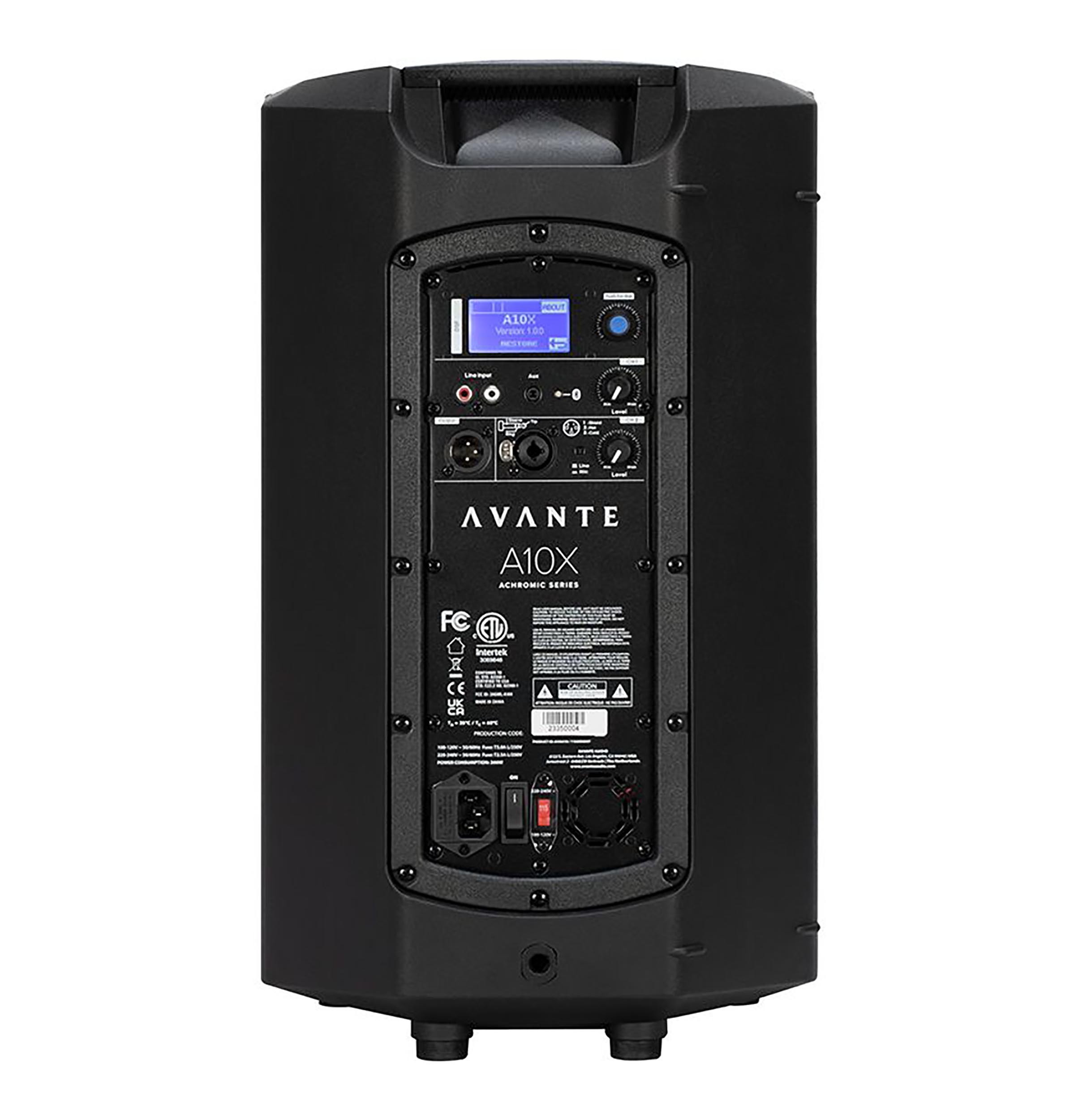 Avante Audio A10X, Achromic X Series 10-Inch 2-Way Active Loudspeaker - Black by Avante