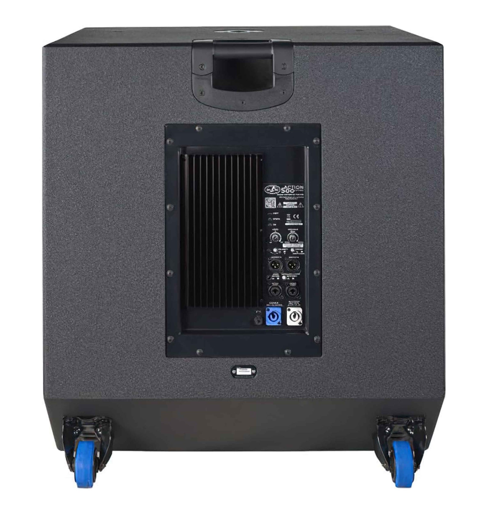 DAS Audio ACTION-S118A-115, 18-Inch 3200W Powered Horn-Loaded Subwoofer System with DSP - Black by DAS Audio