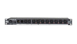 ADJ D4 Branch RM, 4-Way Distributor/Booster With 3-Pin And 5-Pin XLR Input and Output Jacks by ADJ