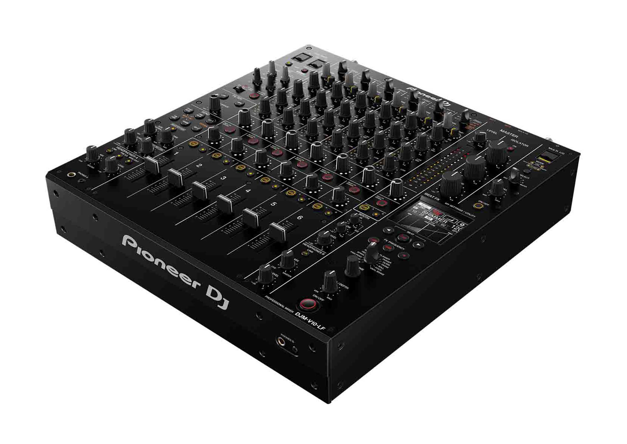 Open Box: Pioneer DJ DJM-V10-LF, 6-Channel Professional DJ Mixer with Long Fader