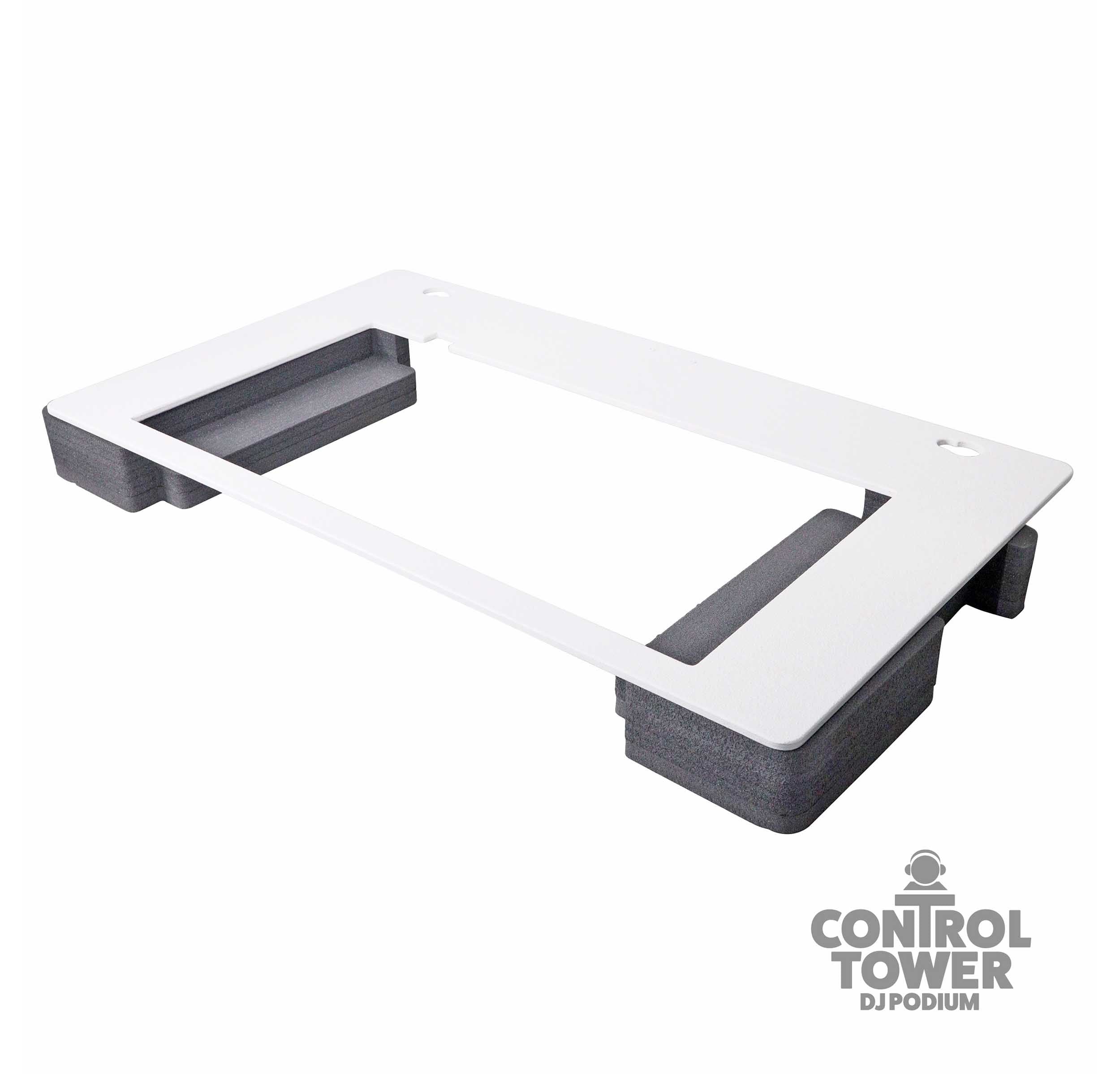 PROX XZF-DJ DDJ800WHPLATE Control Tower DJ Booth Interchangeable Top Plate - White by ProX Cases