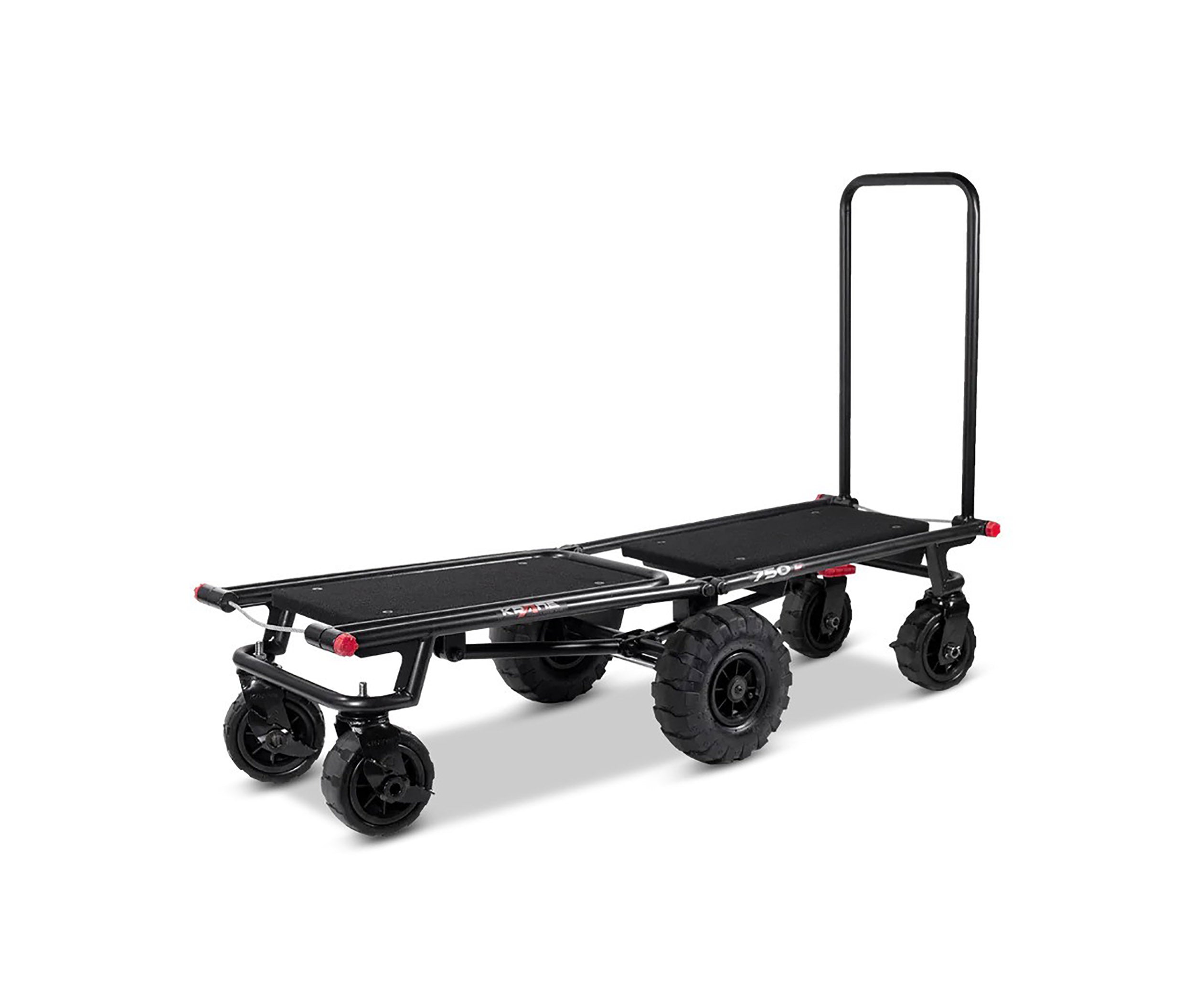 Krane AMG750-AT ALL-TERRAIN Heavy Duty Equipment Cart - Multi-Mode Folding Longbed with 750 lb Capacity