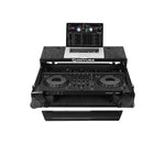 Odyssey FZGSDDJGRV6BL1UCW, Protective Case for AlphaTheta DDJ-GRV6 1U with Patented Glide Platform and Corner Wheels - Black by Odyssey