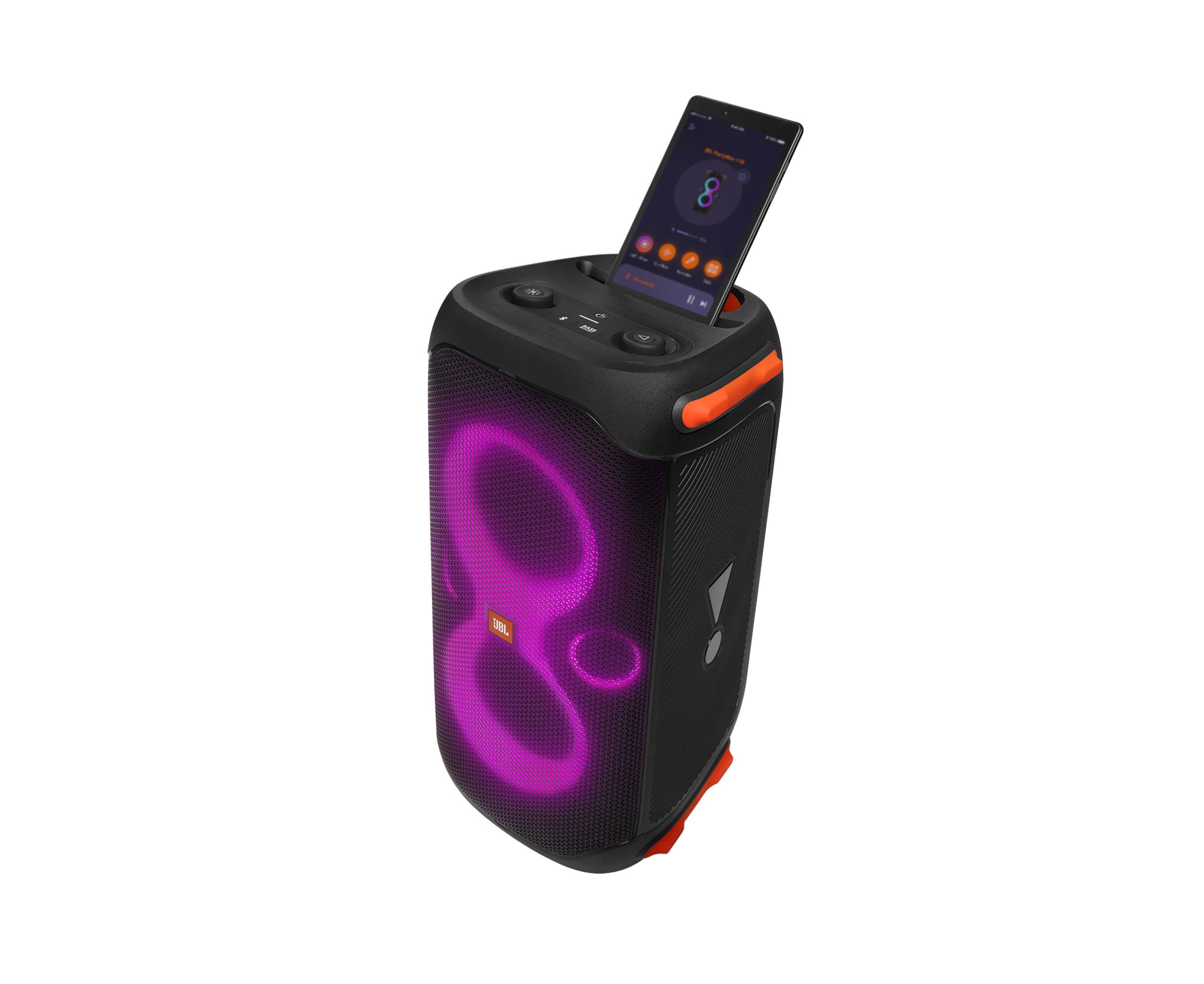 JBL PartyBox 110, Powerful Portable Party Speaker with Vivid Light Effects - 160 Watt