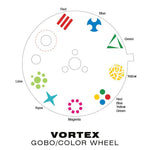 Eliminator Lighting Vortex, Classic 80-Watt LED Moonflower Effect with Barrel Mirrored Scanner by Eliminator Lighting