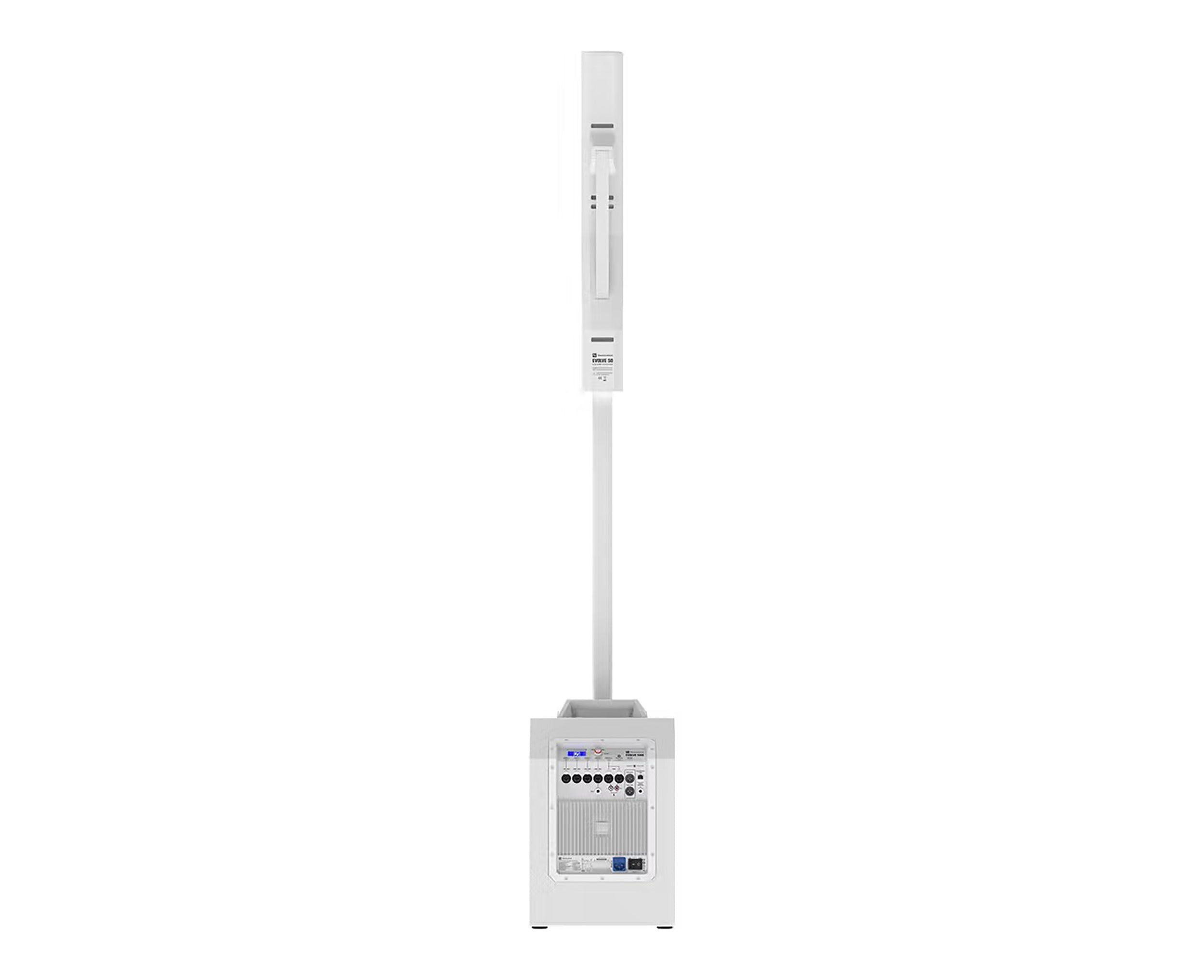 Electro-Voice Evolve 50M Column Speaker Array and Subwoofer with Mixer In White by Electro-Voice