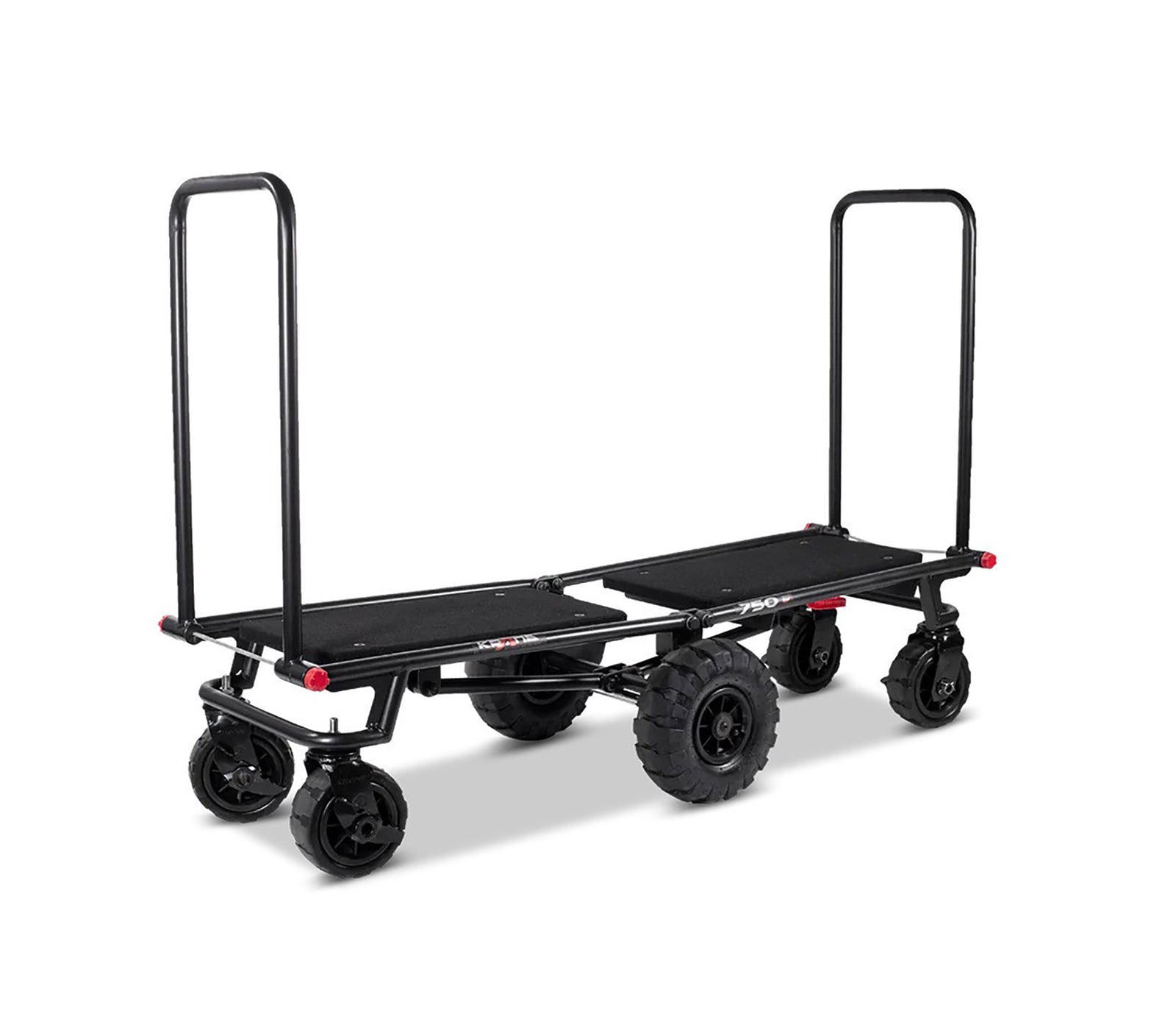Krane AMG750-AT ALL-TERRAIN Heavy Duty Equipment Cart - Multi-Mode Folding Longbed with 750 lb Capacity by Krane AMG