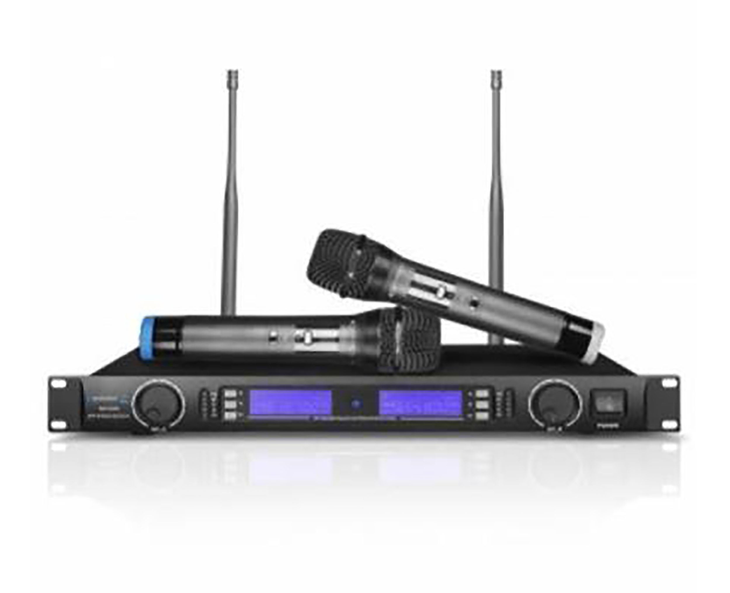 Technical Pro WM13S200 Professional Dual UHF Wireless Handheld Microphone System by Technical Pro