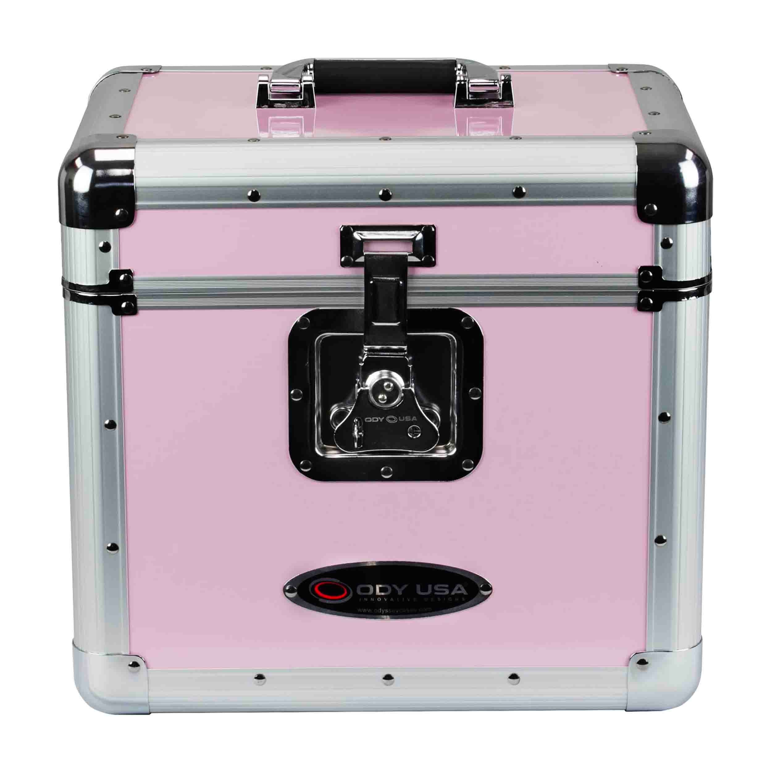 Odyssey KLP1PINK, KROM Series Pink Record / Utility Case for 70 12″ Vinyl Records and LPs