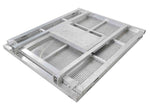 PROX XT-CSB4FT (4FT) Ventilated Aluminum Barricade Heavy-duty Crowd Control Barrier with Folding Base by ProX Cases
