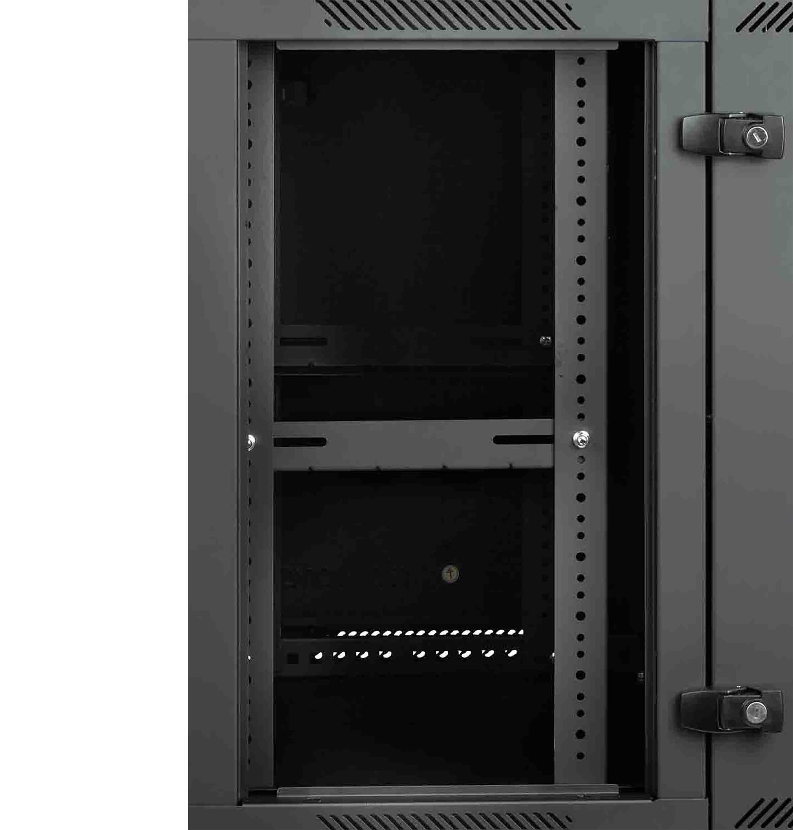 Gator Cases GRW2009508, 9U Sectional Wall Rack with Steel Door - 21″ Deep by Gator Cases