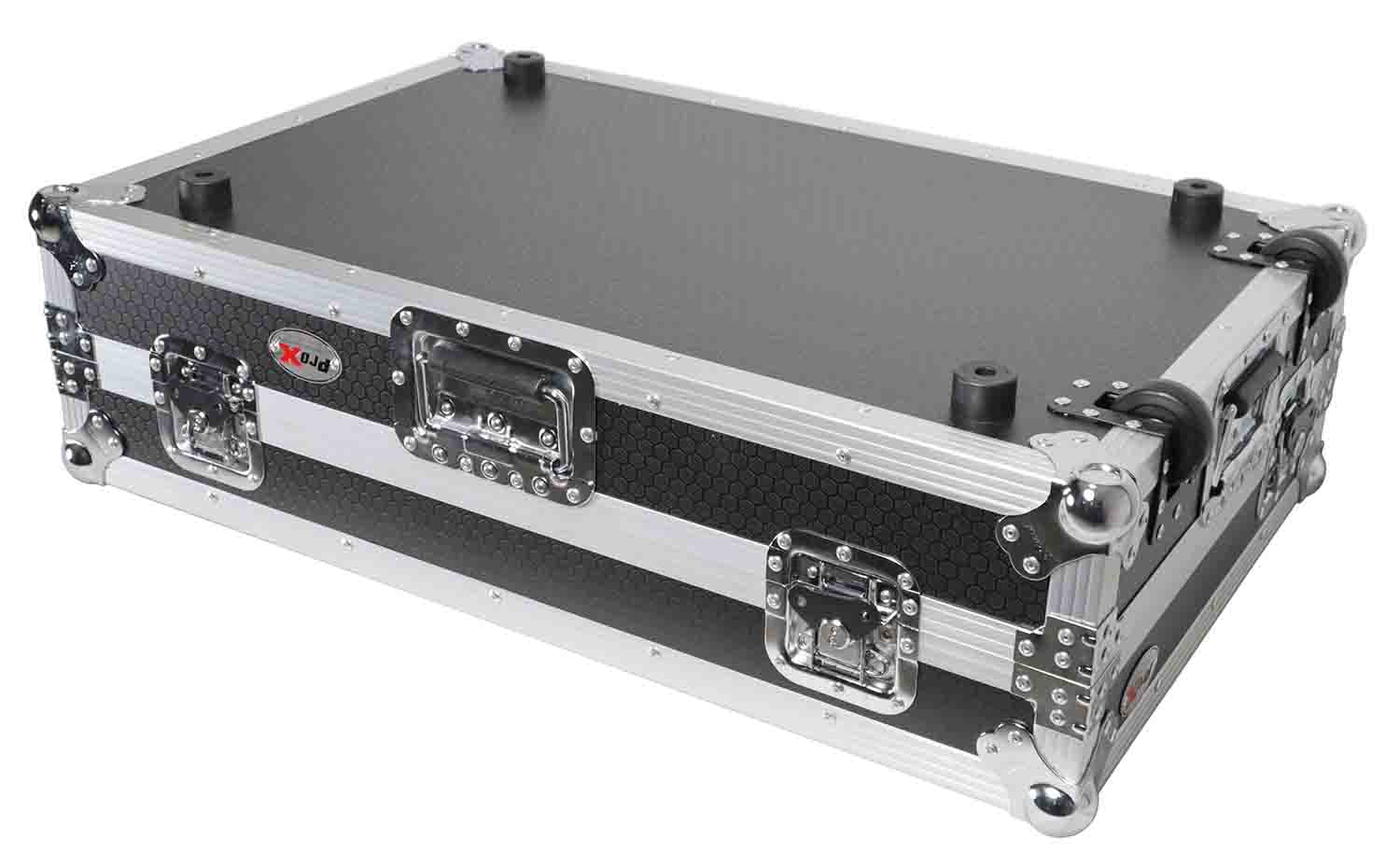 ProX XS-XDJRX3 WLT Flight Case for Pioneer XDJ-RX3, DDJ-REV5 DJ Controller with Laptop Shelf 1U Rack Space and Wheels by ProX Cases
