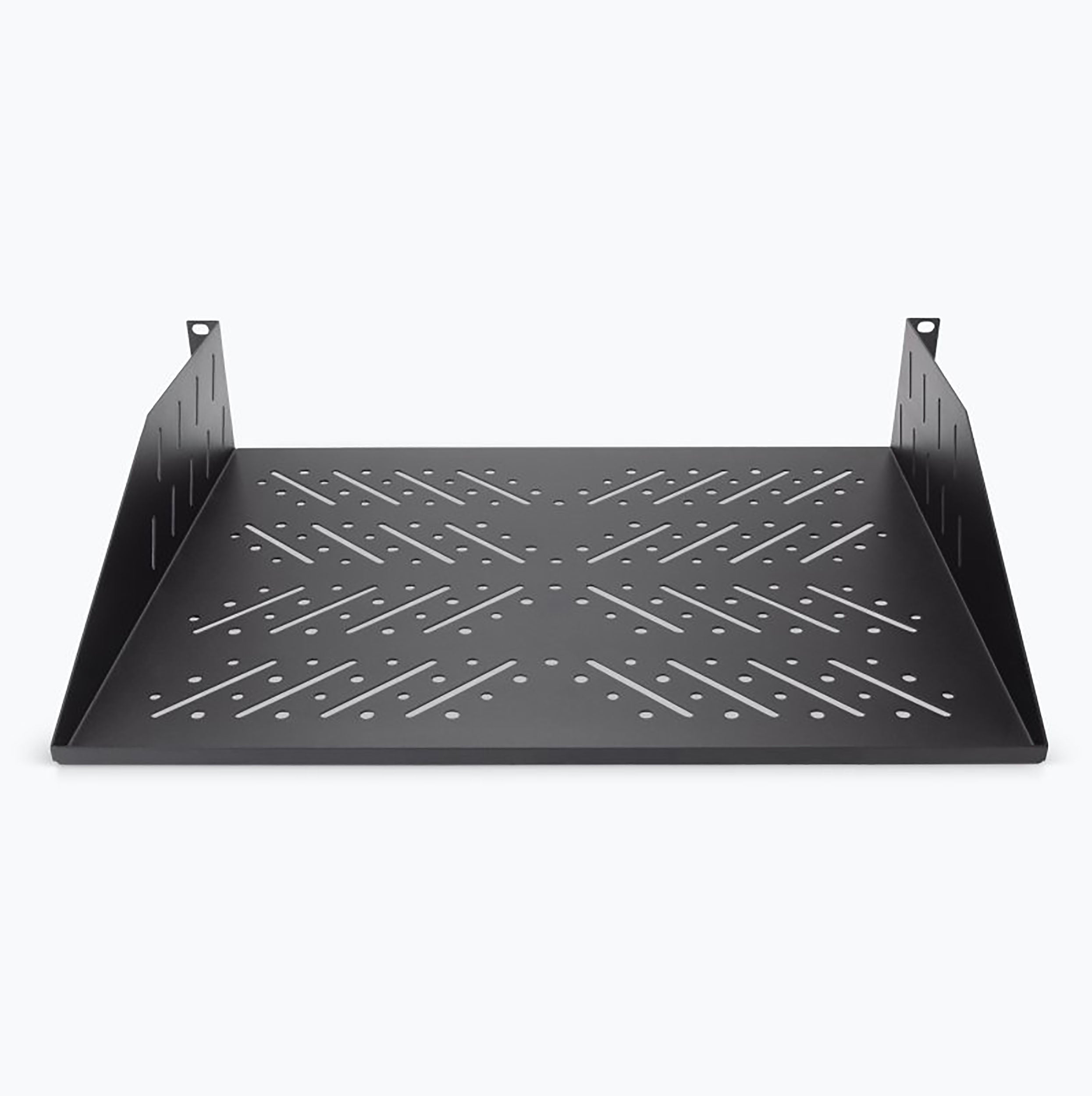 On Stage RVS2000, 2U Vented Rack Shelf - Black