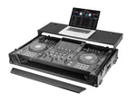 Odyssey FZGSXDJAZWBL Flight Case for AlphaTheta XDJ-AZ Black Label with Glide Style Laptop Platform and Wheels by Odyssey