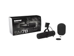 Shure SM7B Professional Podcast Mic - Cardioid Dynamic Studio Vocal Microphone by Shure