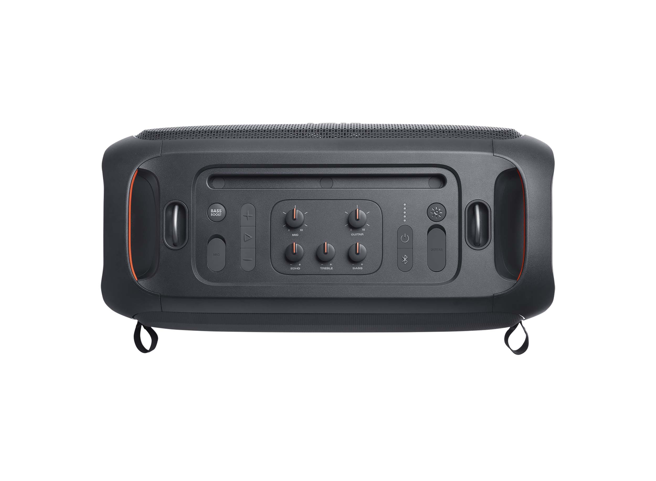 JBL PartyBox On-the-Go Essential, Portable Party Speaker with Synced Lightshow and Wireless Mic