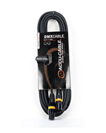 Accu-Cable AC3PDMX, 3-Pin Male To 3-Pin Female Connection DMX Cable by Accu Cable