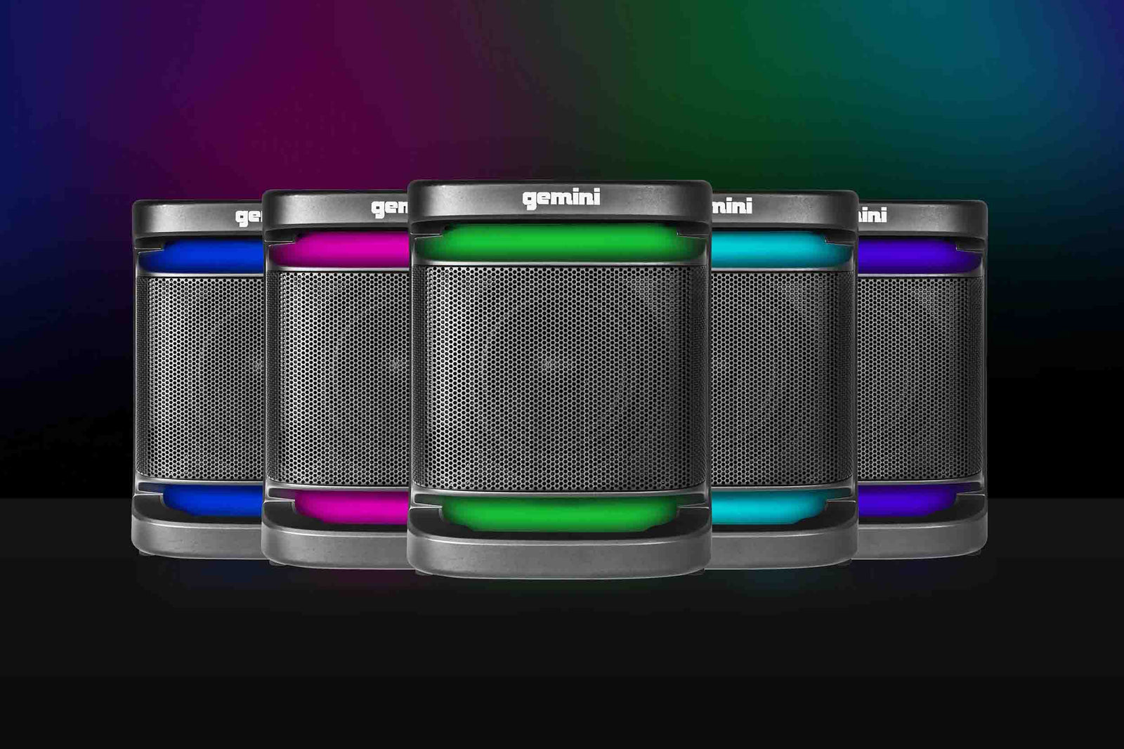 Gemini Sound GSYS-2400 Dual 8" Home Stereo System with Led Party Lighting by Gemini Sound