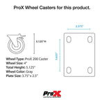 ProX XS-SRC4X4W Road Case for 4x Leko Style ETC Source Four Par Can Ellipsoidal Light Fixtures by ProX Cases