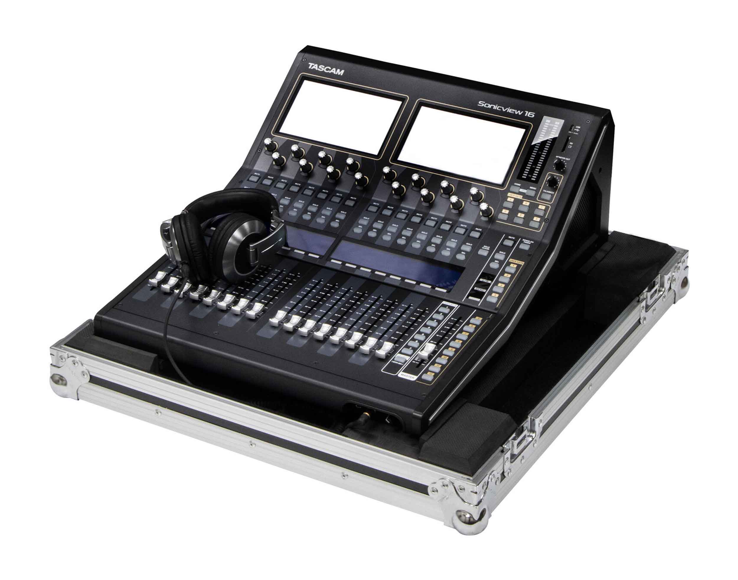 Odyssey FZSONICVIEW16, Flight Case for TASCAM Sonic View 16 Mixing Console by Odyssey
