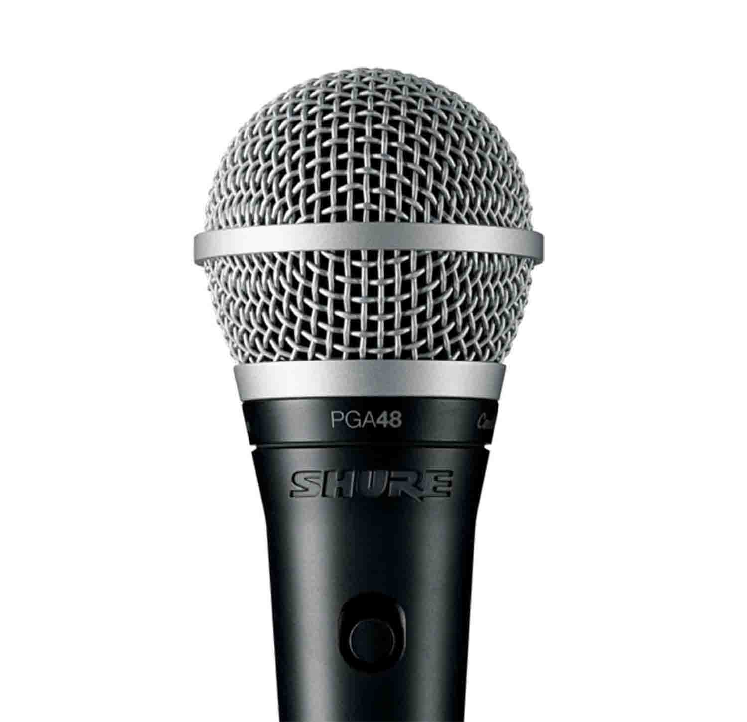Shure PGA48 Cardioid Dynamic Vocal Microphone - Black by Shure