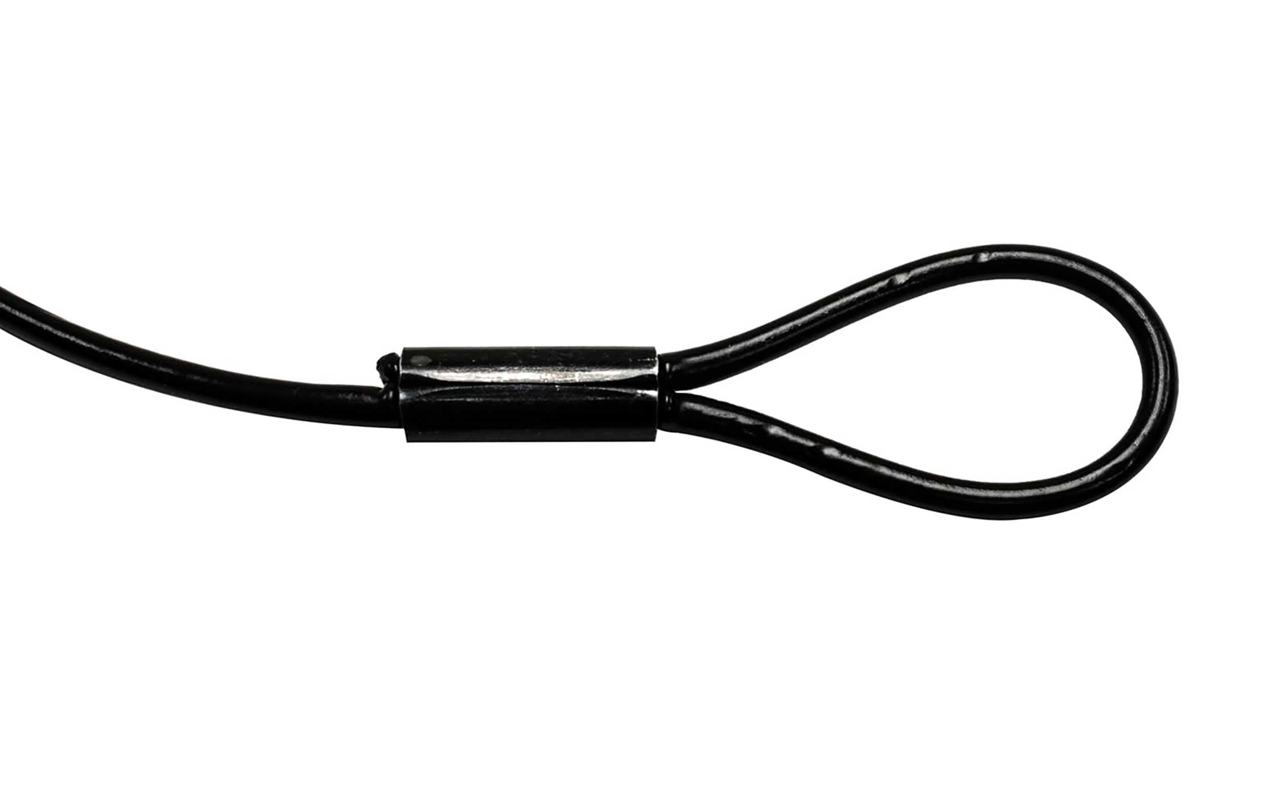 Odyssey LASC303B, 30″ Long 3 mm Thick Safety Cable - Black