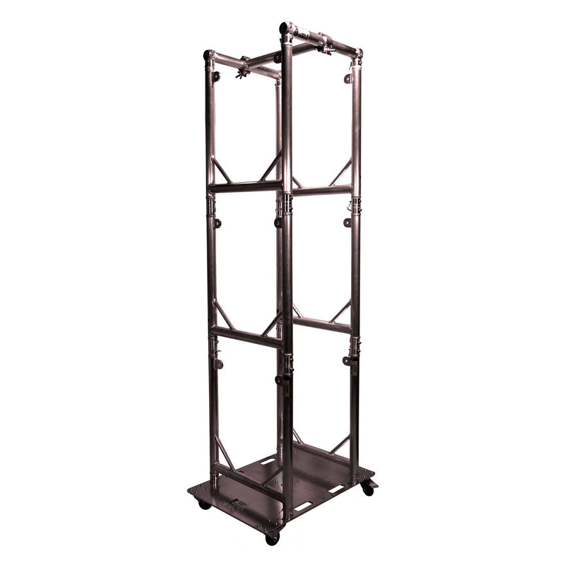 ProX XT-GRU-PKGX6 BLK, Truss Modular 6X Rapid U Grid Trio Package for Rolling Aluminum Baseplate with Black by ProX Cases