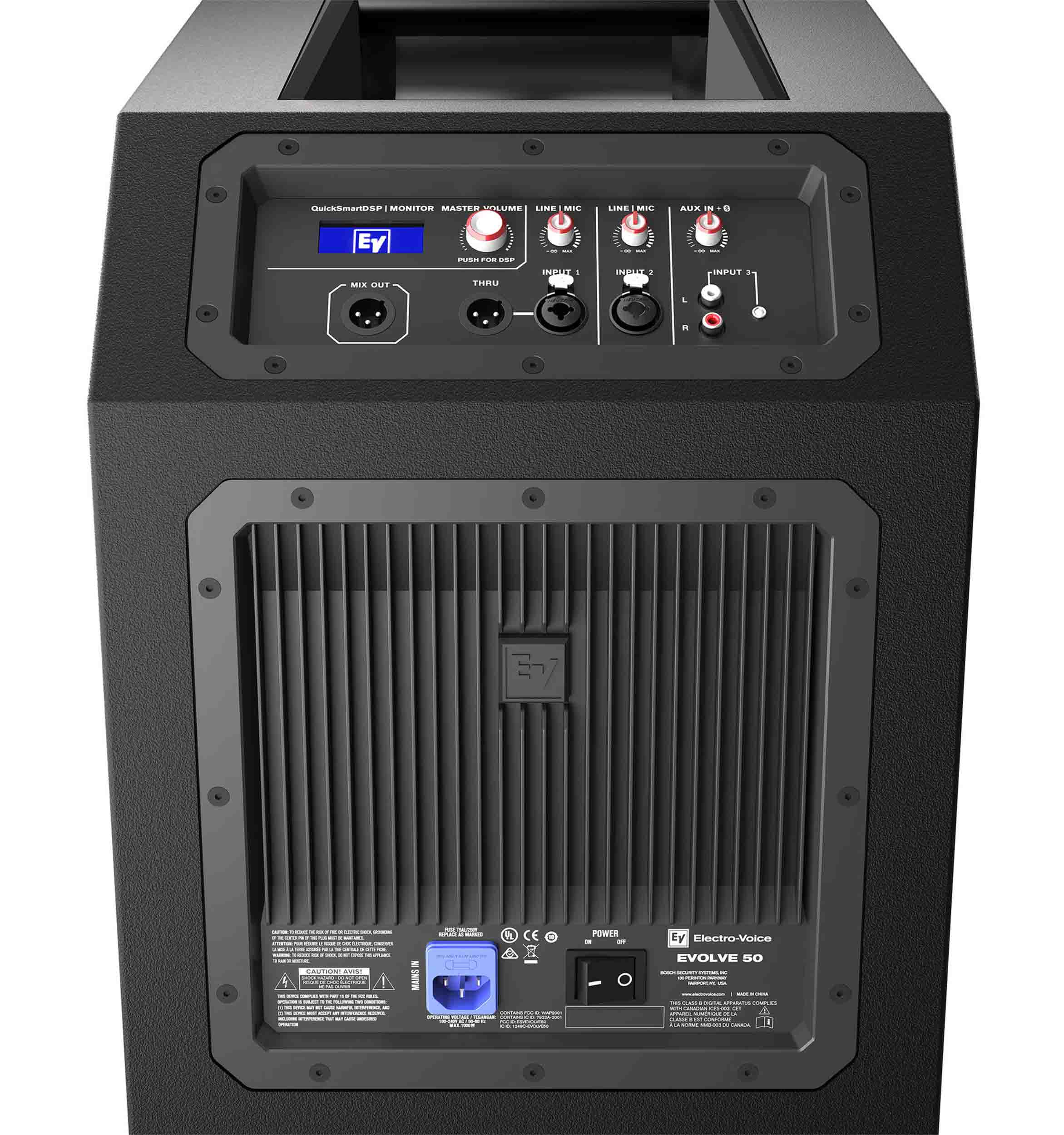 Electro-Voice Evolve 50 Column Speaker Array DJ Package with Subwoofer - Black by Electro-Voice