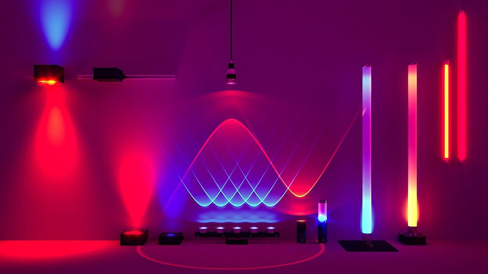 Ape Labs Mini 2.0 IP LED Par Light with Wireless Control and IP65 Rating by Ape Labs