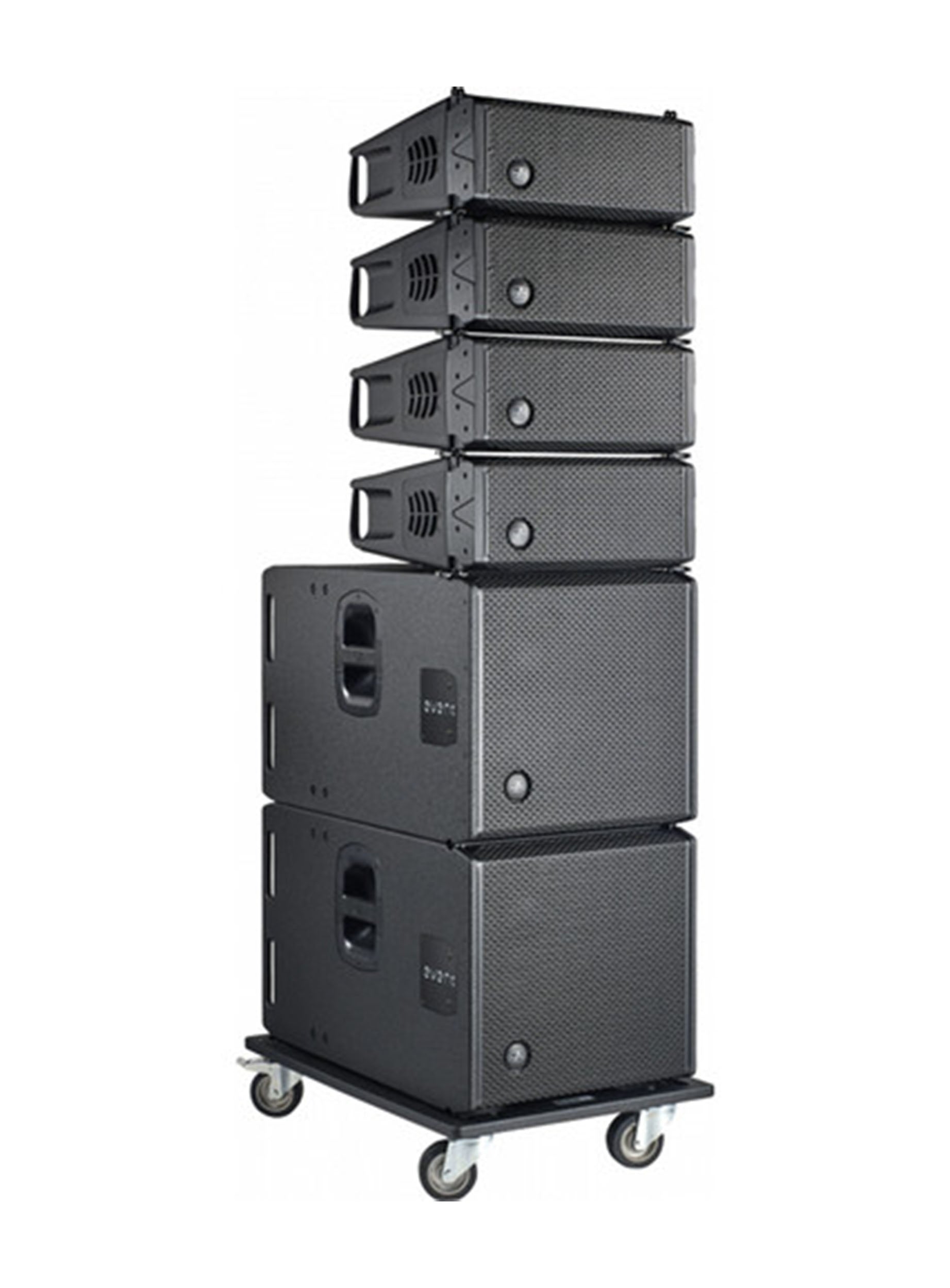 DAS Audio EVENT-26A, Powered 2-Way Compact Line Array Module - Black by DAS Audio