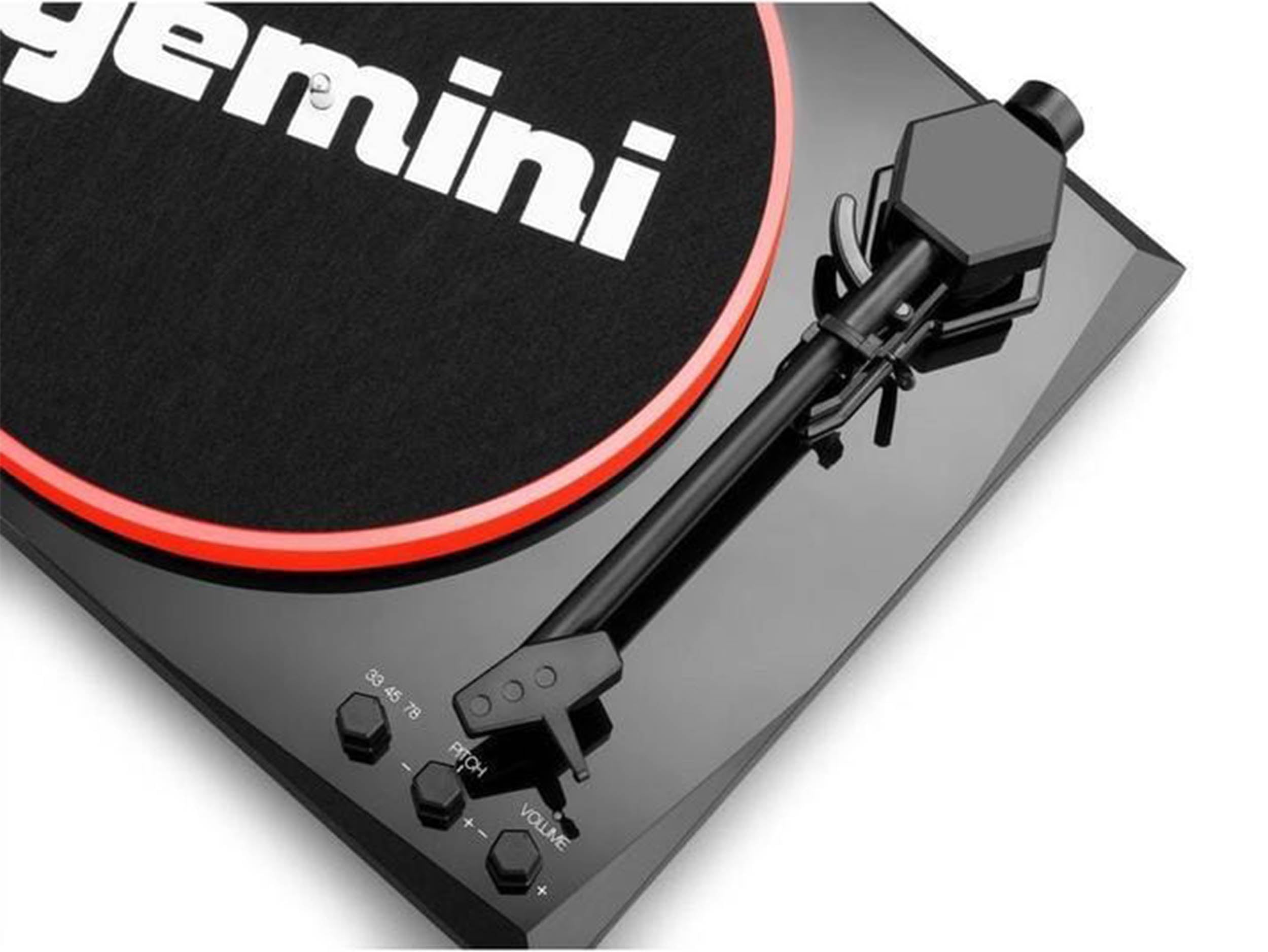 Gemini Sound TT-900BR Stereo Turntable System - Black/Red by Gemini Sound