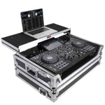 ProX XS-XDJRX3 WLT Flight Case for Pioneer XDJ-RX3, DDJ-REV5 DJ Controller with Laptop Shelf 1U Rack Space and Wheels by ProX Cases