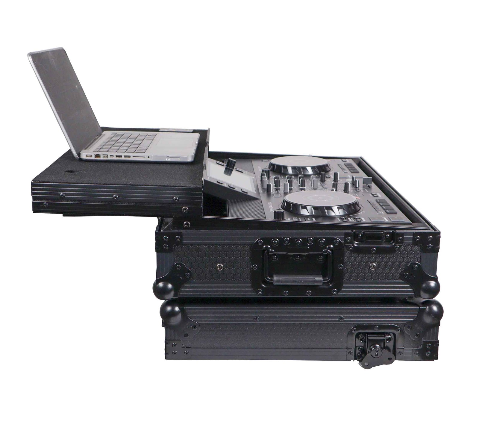 ProX XS-SCLIVE2 LTBL LED, ATA Flight Style Road Case for Denon SC Live 2 Controller - Black by ProX Cases