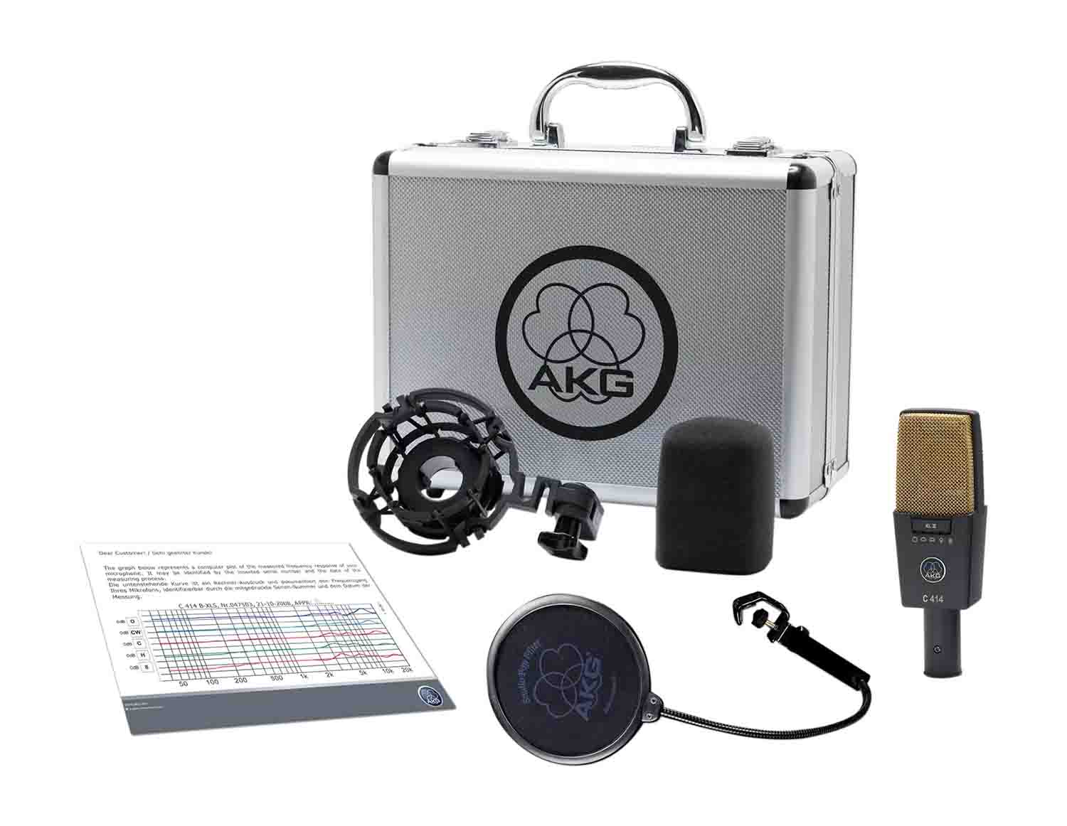 AKG C414 XLII Large-Diaphragm Multipattern Condenser Microphone by AKG