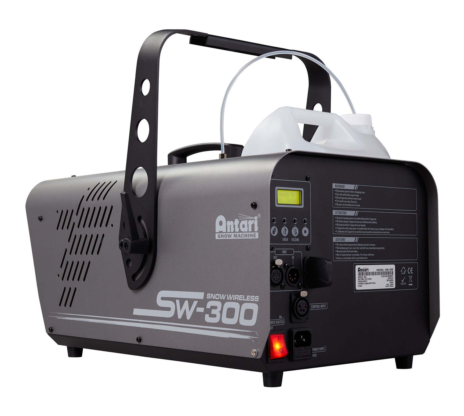 Antari SW-300 High Output Long Throw Snow Machine with Patented Nozzle Delivery System by Antari