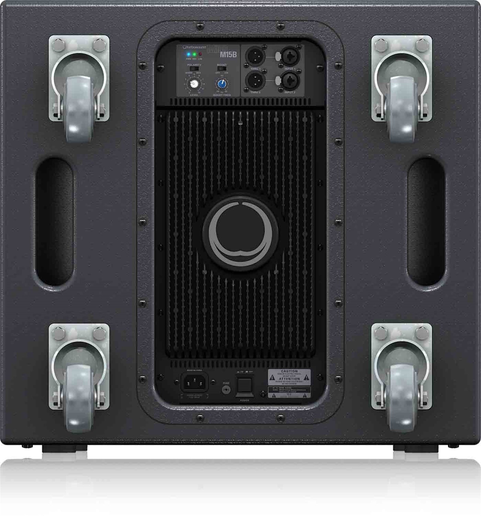 Turbosound M15B 2200-Watt 15" Powered Subwoofer with Klark Teknik Technology by Turbosound