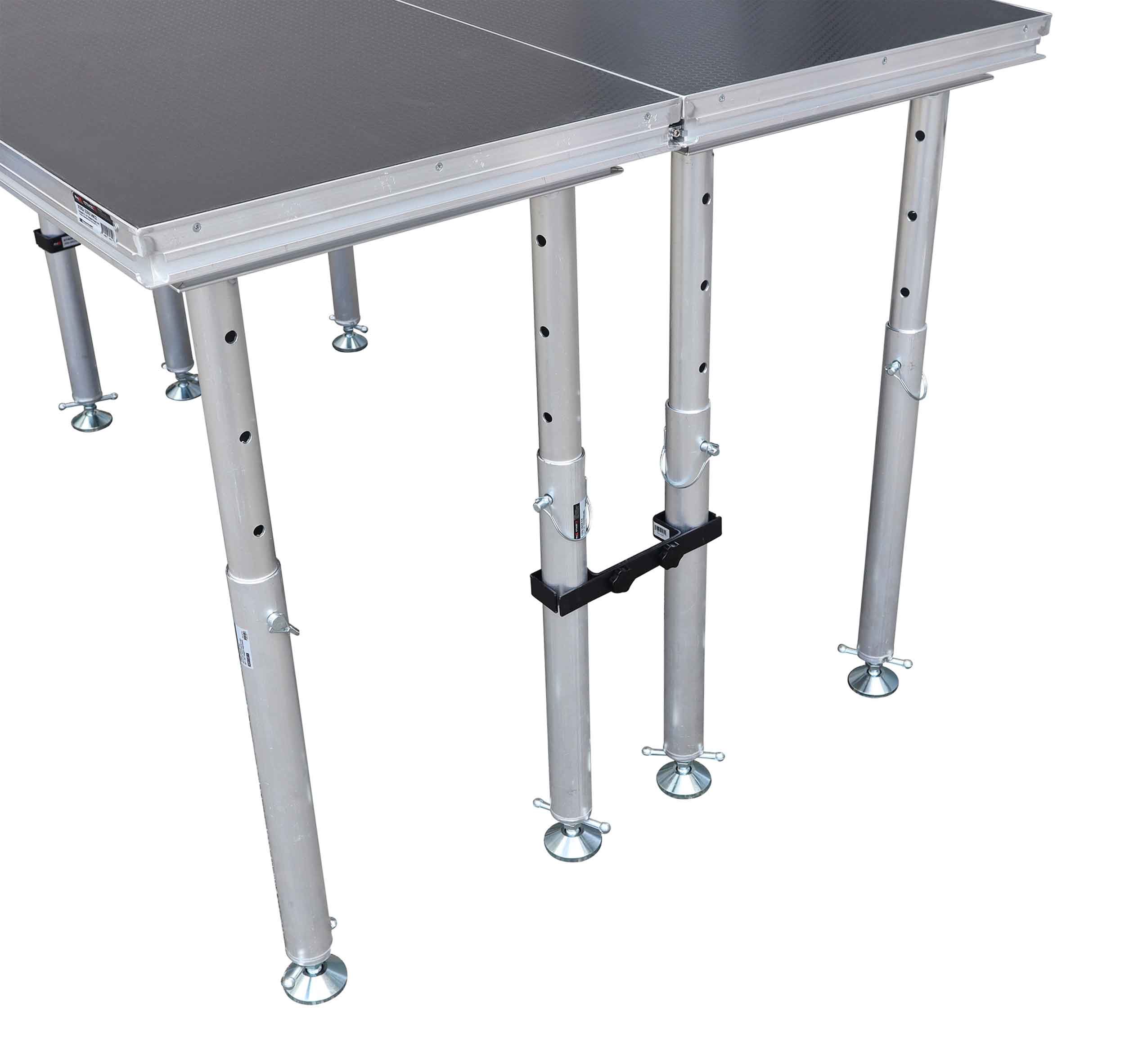 ProX XSQ-2x6 MK2, StageQ 2' x 6' Single Stage Unit Height Adjustable from 28 to 48" in by ProX Cases
