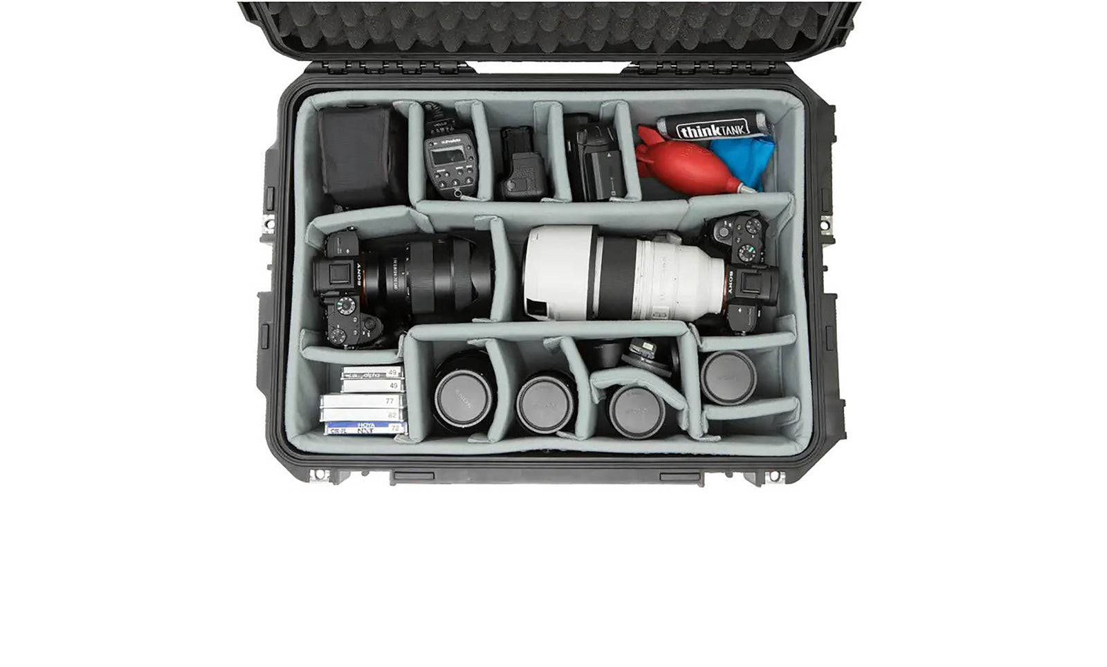 SKB Cases 3i-2215-8DT, iSeries Utility Case with Wheels and Think Tank Photo Dividers - Black by SKB Cases
