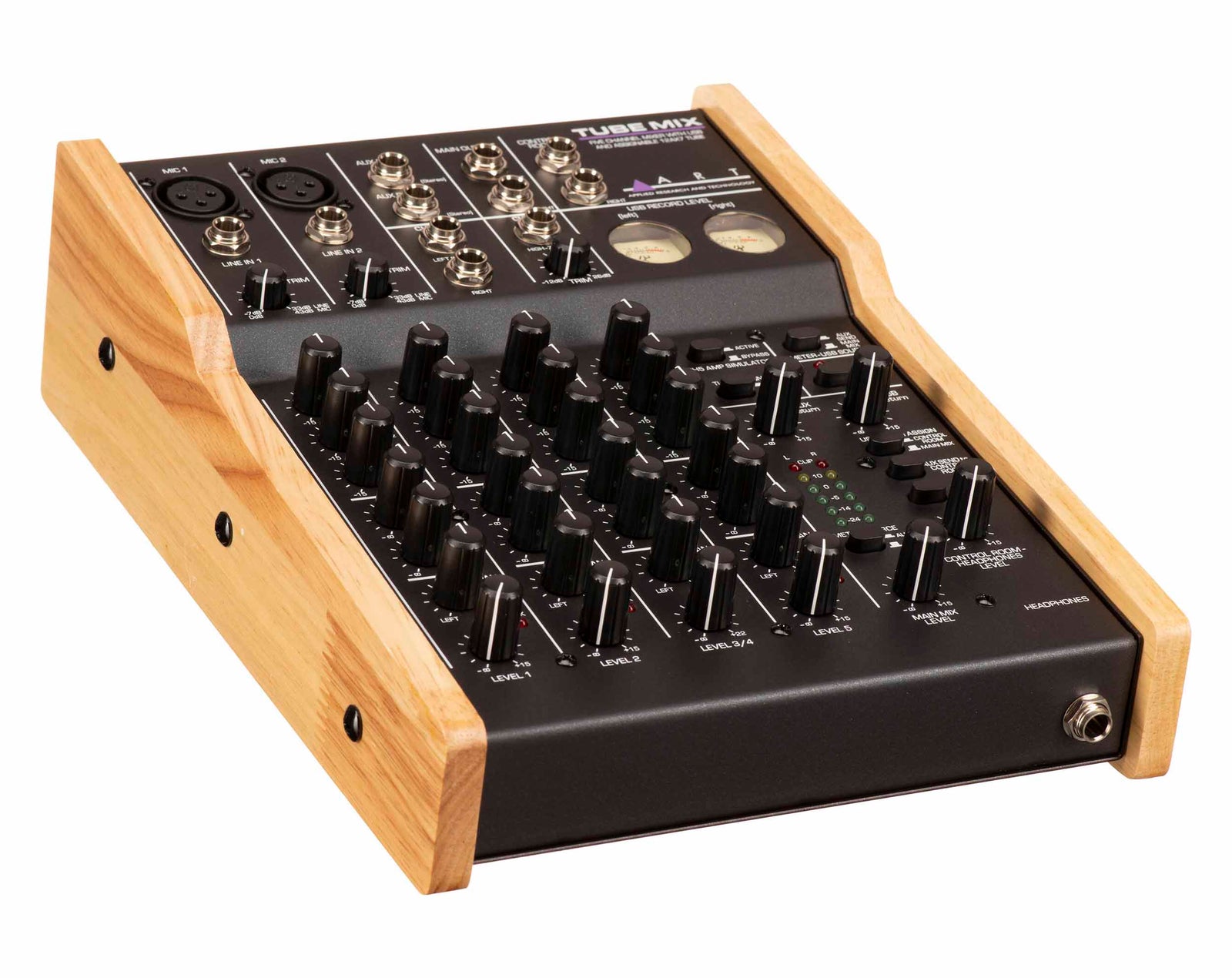 ART Pro Audio TUBEMIX 5-Channel Mixer with USB and Assignable Tube by ART