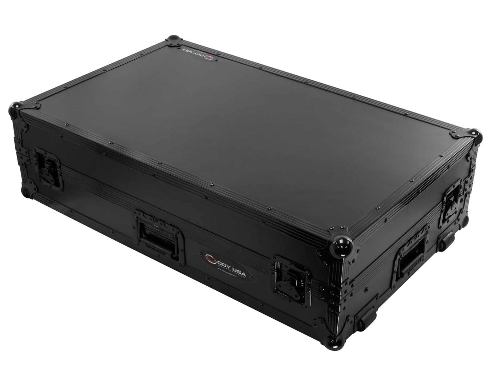 Odyssey FZGSXDJAZWBL Flight Case for AlphaTheta XDJ-AZ Black Label with Glide Style Laptop Platform and Wheels by Odyssey